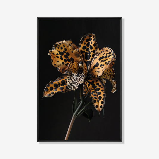 Tijger Orchidee - Bloemen schilderij- plexiglas schilderij - kunst