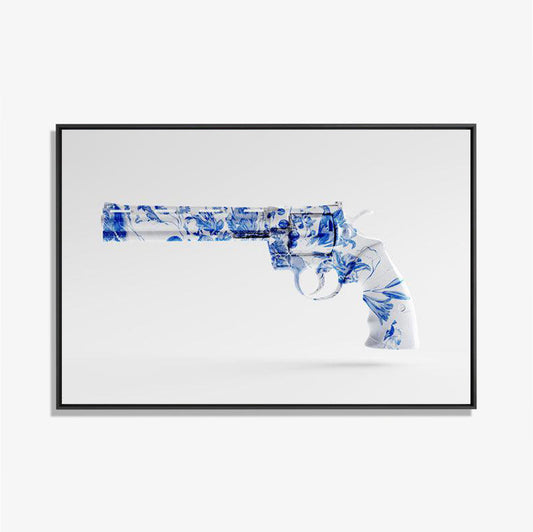 True Blue- plexiglas schilderij - kunst