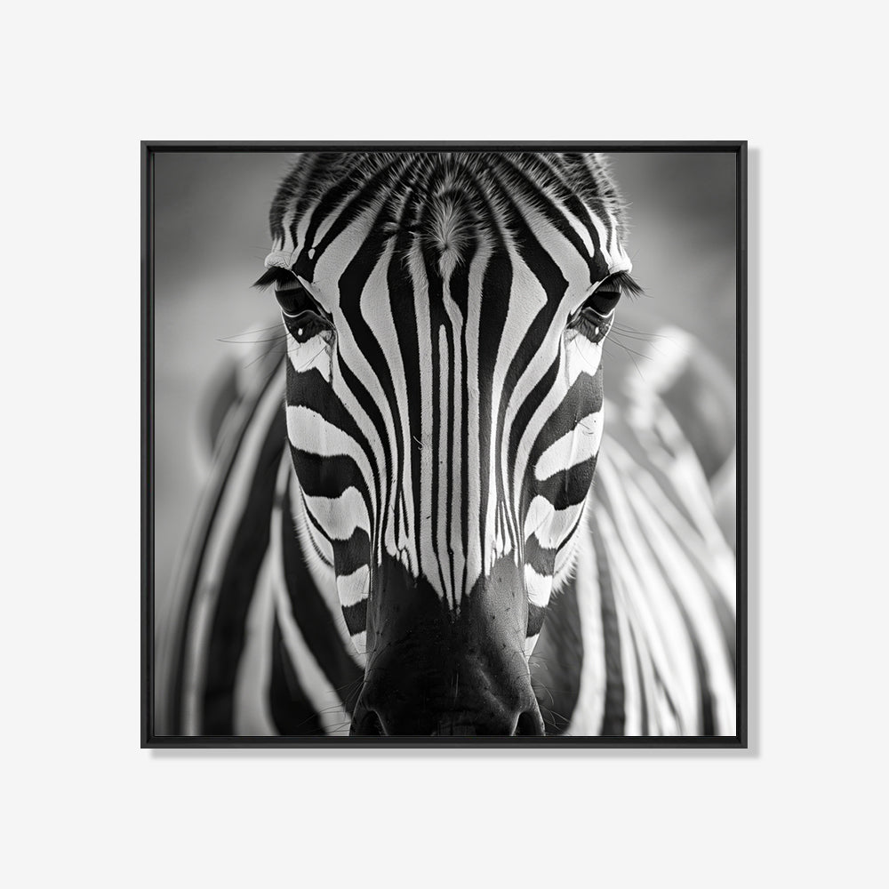 Zebra - Zwart wit schilderij- plexiglas schilderij - kunst