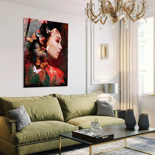 Butterfly Dreams - Schilderij op plexiglas- plexiglas schilderij - kunst