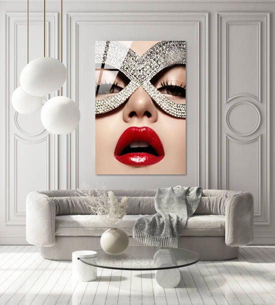 Mascarade- plexiglas schilderij - kunst