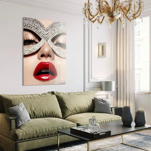 Mascarade- plexiglas schilderij - kunst