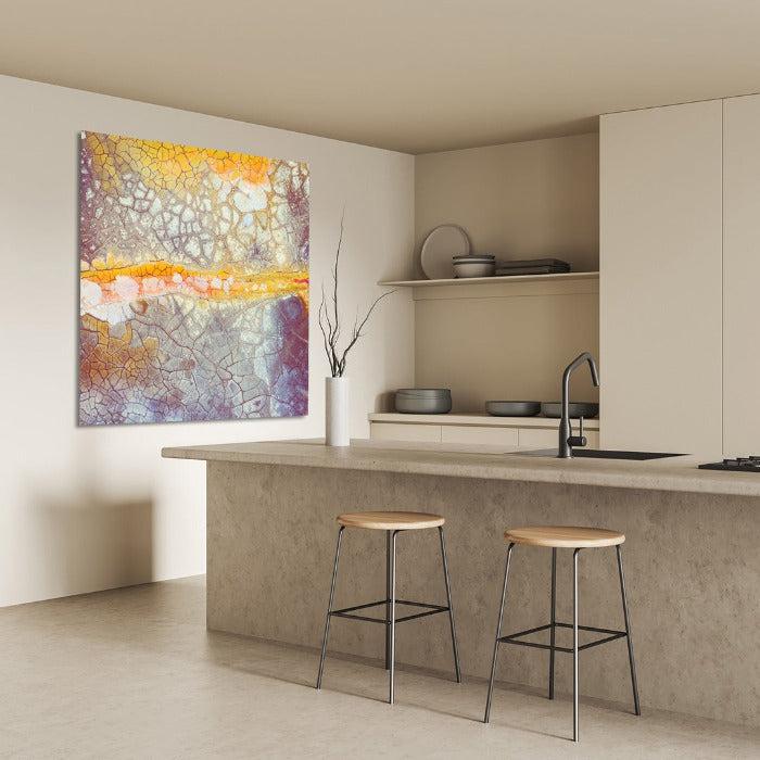 No Rain No Flowers - Abstract schilderij- plexiglas schilderij - kunst