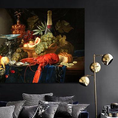 Still Moët horizontaal- plexiglas schilderij - kunst