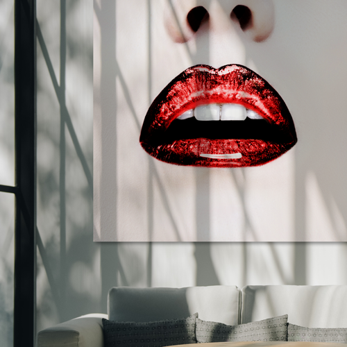 Sugar Lips- plexiglas schilderij - kunst
