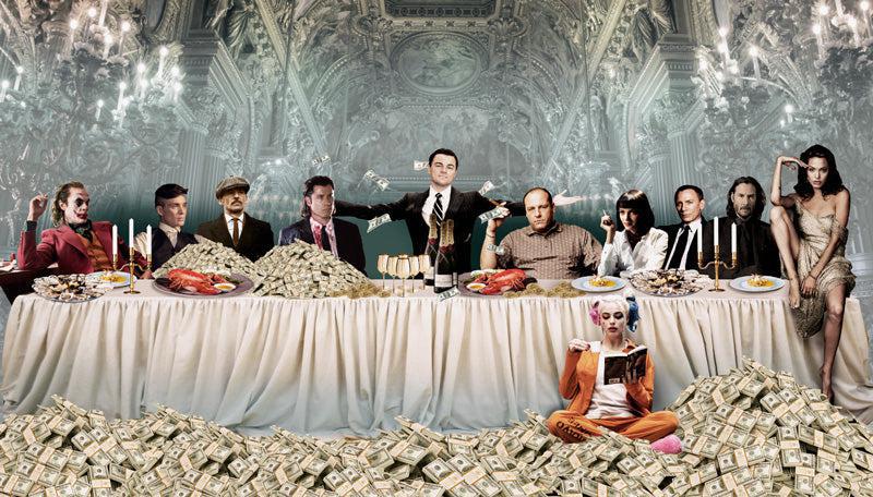 The Last supper 0.3- plexiglas schilderij - kunst