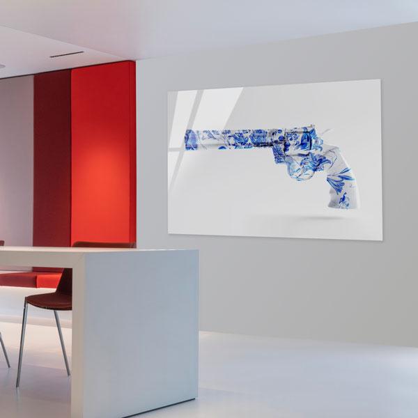 True Blue- plexiglas schilderij - kunst
