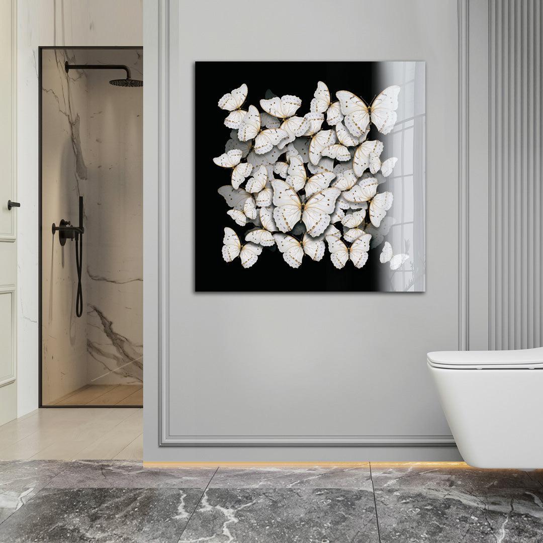 United White- plexiglas schilderij - kunst