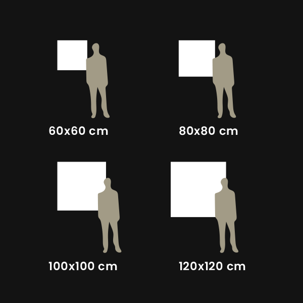 Mystic Wilderness - Zwart wit schilderij - Bloemen schilderij- plexiglas schilderij - kunst