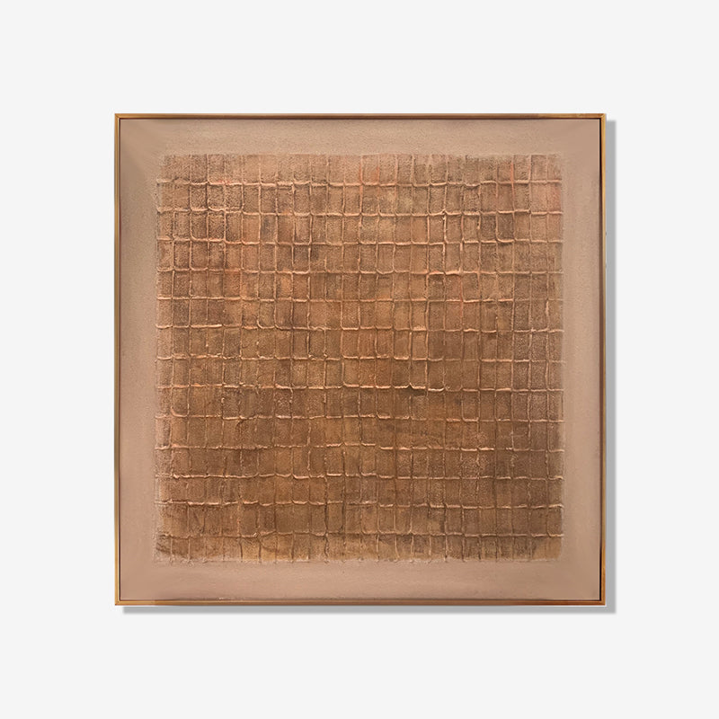 Gilded Serenity- plexiglas schilderij - kunst