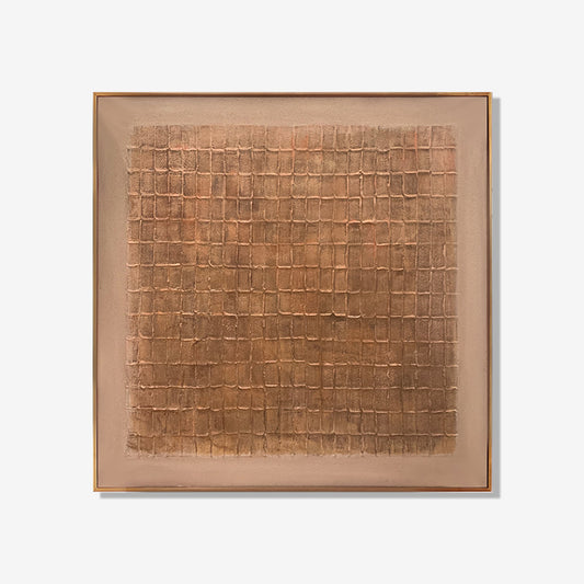 Gilded Serenity- plexiglas schilderij - kunst