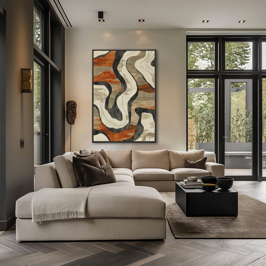 Earth Pulse- plexiglas schilderij - kunst