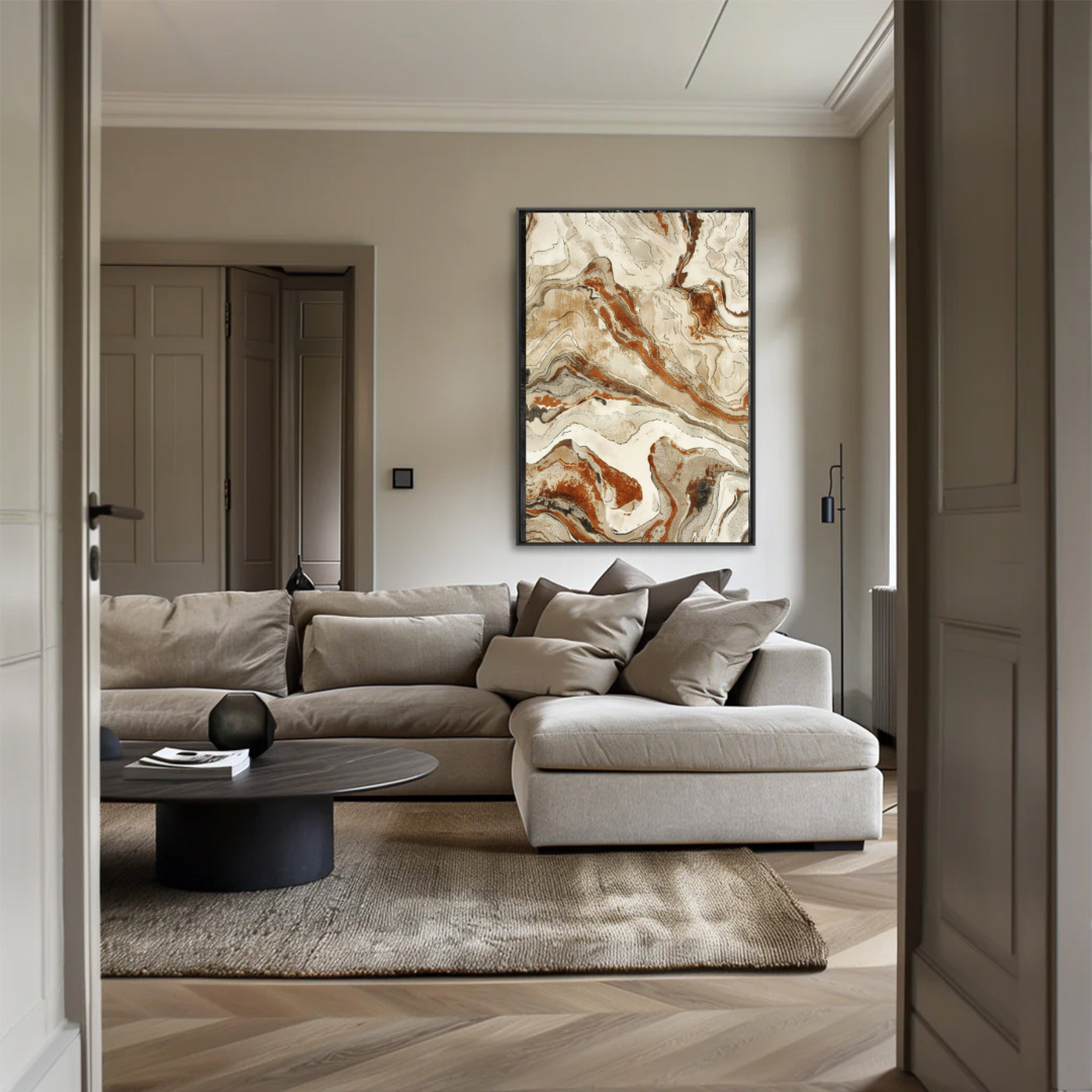 Marble Flow- plexiglas schilderij - kunst