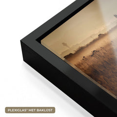 De Nachtwacht Blue - Nachtwacht schilderij- plexiglas schilderij - kunst