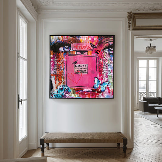 Art Lover N.5- plexiglas schilderij - kunst