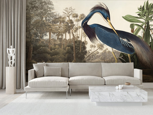 Jurassic Bird - Naadloos behang- plexiglas schilderij - kunst