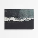 Black Beach - Canvas schilderij- plexiglas schilderij - kunst