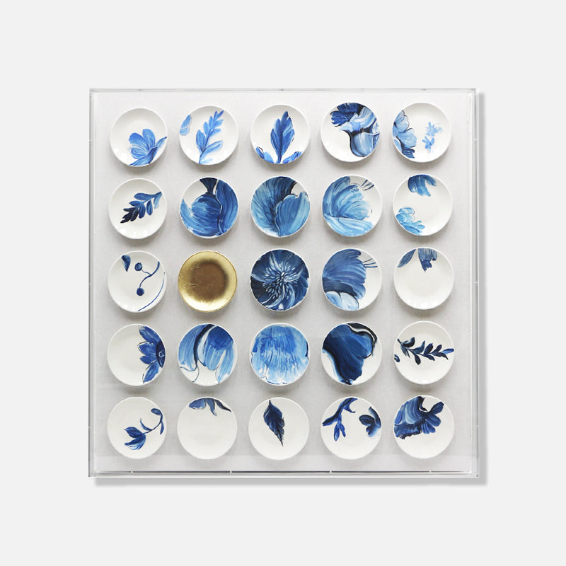 Ode aan Blauw - 3d art- plexiglas schilderij - kunst