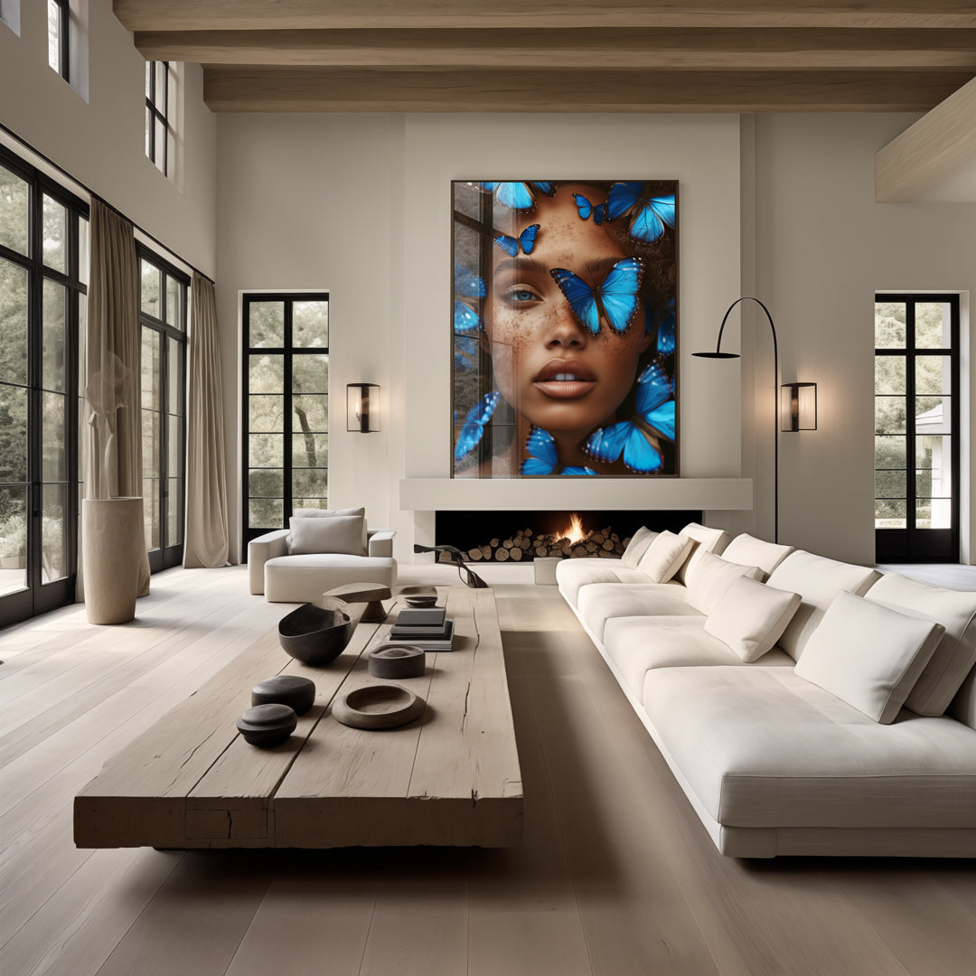 Blue Eyed- plexiglas schilderij - kunst