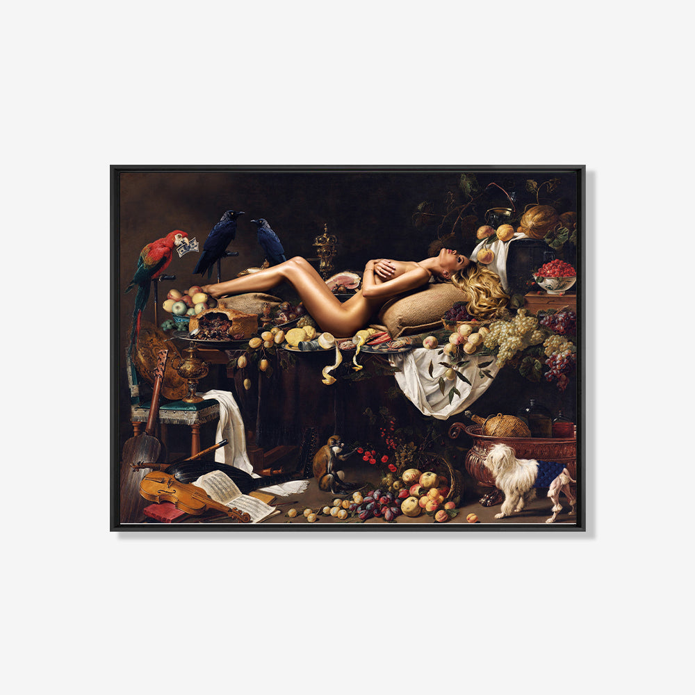 Buffet- plexiglas schilderij - kunst