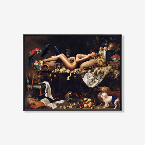 Buffet- plexiglas schilderij - kunst