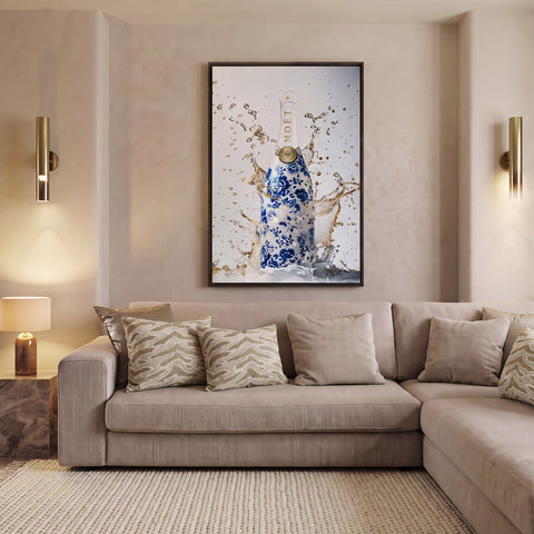 Champagne Delftsblauw