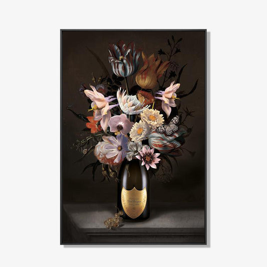 Champie - Bloemen schilderij- plexiglas schilderij - kunst