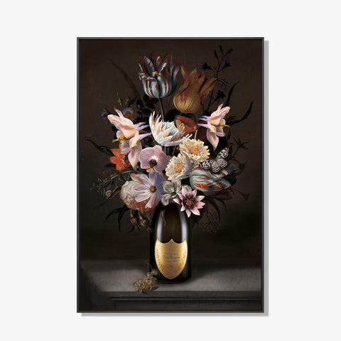 Champie - Bloemen schilderij- plexiglas schilderij - kunst