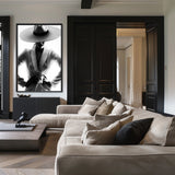 Classic - Zwart wit schilderij- plexiglas schilderij - kunst