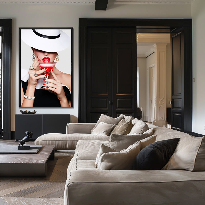 Cocktail- plexiglas schilderij - kunst