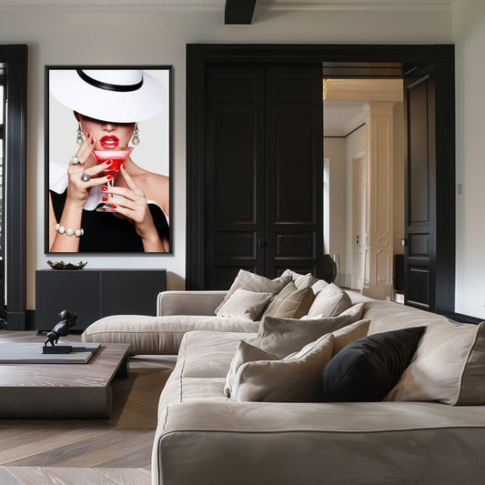 Cocktail- plexiglas schilderij - kunst