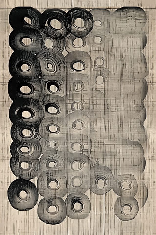 Creation - Japandi schilderij- plexiglas schilderij - kunst