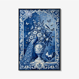 Delft Garden- plexiglas schilderij - kunst