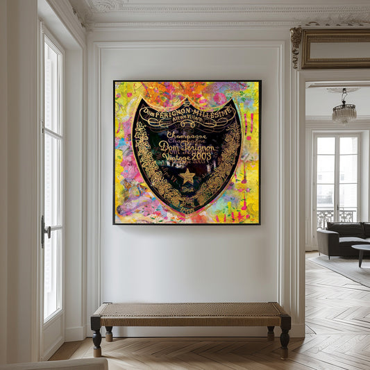Dom Perignon - Plexiglas Schilderij- plexiglas schilderij - kunst