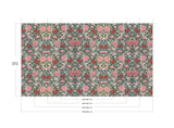 Flower Pattern - Naadloos behang - Bloemen schilderij- plexiglas schilderij - kunst