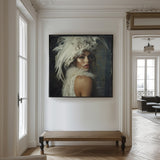 Featherly- plexiglas schilderij - kunst