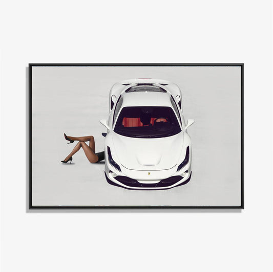 Ferrari- plexiglas schilderij - kunst