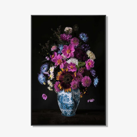 Flower Vase - Bloemen schilderij- plexiglas schilderij - kunst