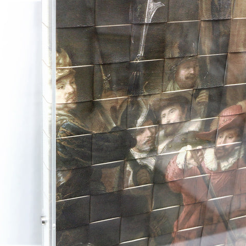Nachtwacht woven - 3d art- plexiglas schilderij - kunst