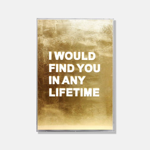 I would find you in any lifetime - 3d art- plexiglas schilderij - kunst