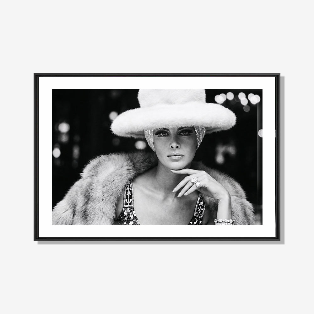 Isadora - Zwart wit schilderij- plexiglas schilderij - kunst