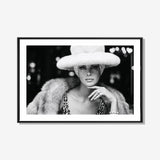 Isadora - Zwart wit schilderij- plexiglas schilderij - kunst