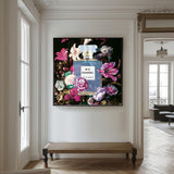In Love With Flowers N.5 - Bloemen schilderij- plexiglas schilderij - kunst