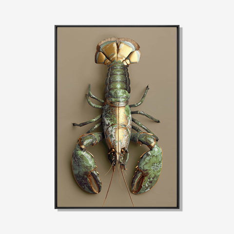 Kreeft- plexiglas schilderij - kunst