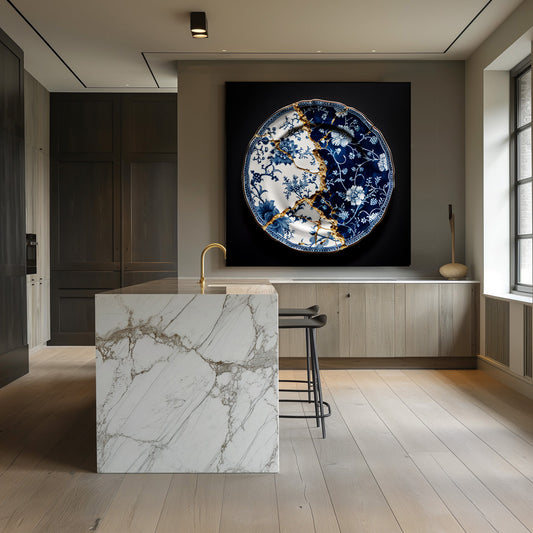 Kintsugi – Eeuwige Schoonheid- plexiglas schilderij - kunst