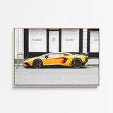 Lamborghini - Fotografie op Canvas