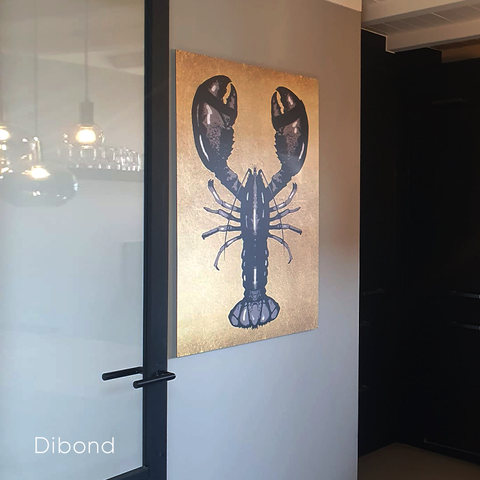 Lobster Royal- plexiglas schilderij - kunst