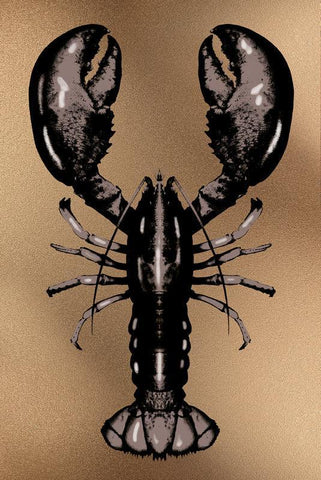 Lobster Brons- plexiglas schilderij - kunst