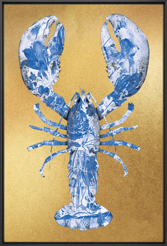Lobster Royal Blue - SPECIAL EDITION- plexiglas schilderij met een kreeft - kunst