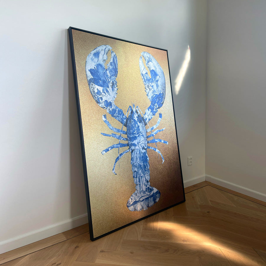 Lobster Royal Blue - SPECIAL EDITION- plexiglas schilderij - kunst